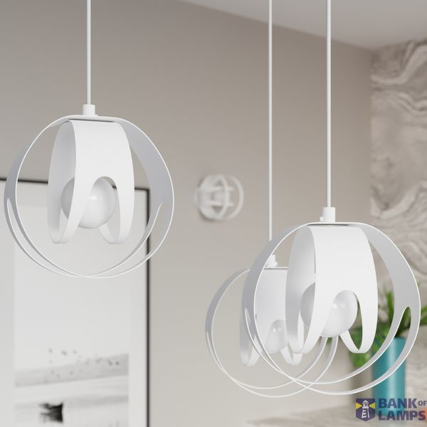 HANGING LAMP TULOS 1 WHITE E27 1X60W IP20 image 7