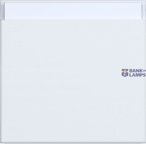 Rocker single, text field, A.x/C.x, light white matte image 1