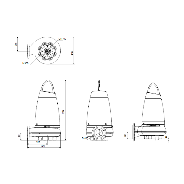 Submersible wastewater pump SE1.80.80.75.4.51D image 3