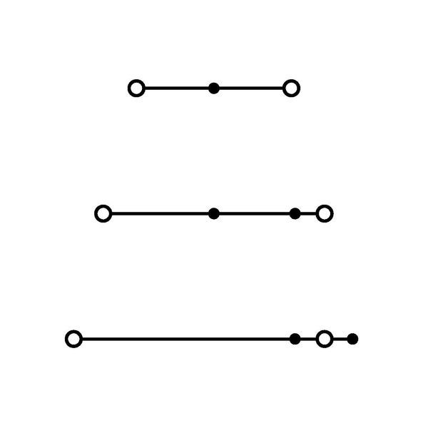Triple-deck terminal block Through/through/through terminal block with image 2