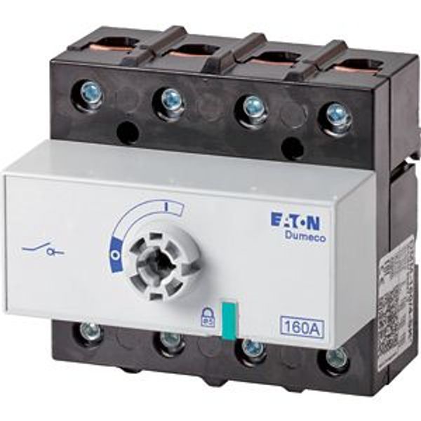 DMM-160/4-SK Switch-disconnector, DMM, 160 A, 4 pole, Stop Function optional, Without rotary handle and drive shaft image 2