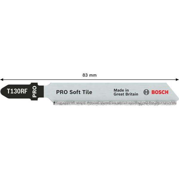 PRO Soft Tile T130RF Jigsaw blade 2 pcs. image 3