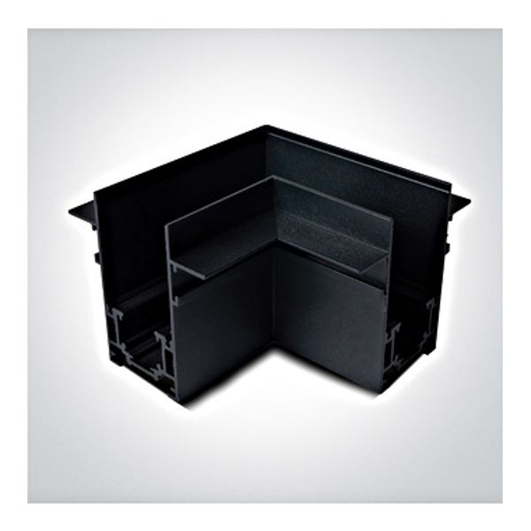 Horizontal recessed corner for series VIGO II MAXI, black image 1