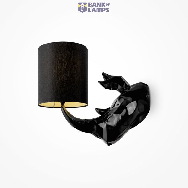 Table & Floor Nashorn Wall Lamp Black image 4