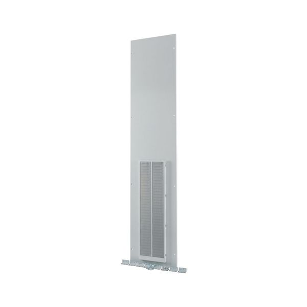 XTSZFFPV42-W425 Front plate (section high), ventilated, W=425mm, IP42, grey image 3