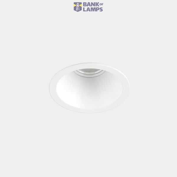 Downlight Play High Visual Comfort Mini Round Fixed 3.2W LED warm-white 2700K CRI 80 48.3º ON-OFF White IP54 325lm image 2