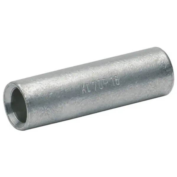 Butt connector, uninsulated, 35 mm², AWG 2, metal, 50 mm, 125R image 1