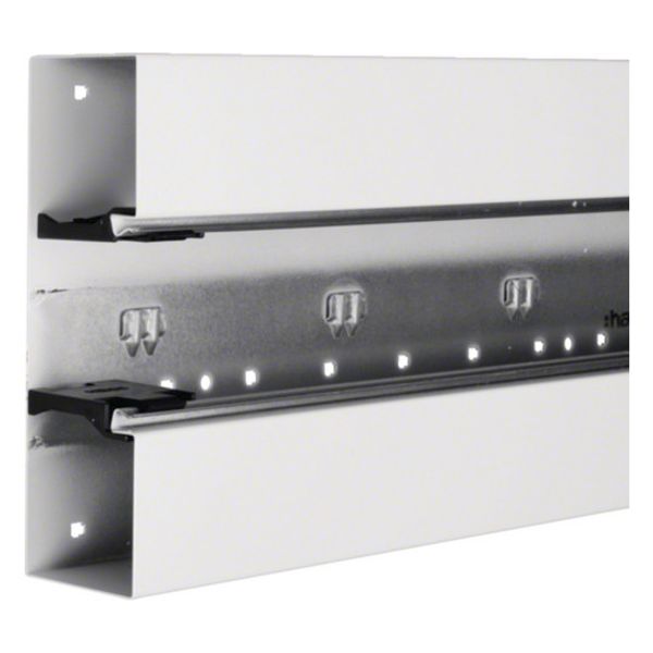 Balustrade channel lower part front latch to BRS 68x210mm upper part 80mm steel white image 1