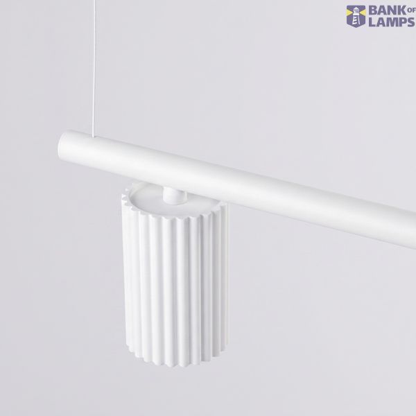 Chandelier KARBON 4 white image 3