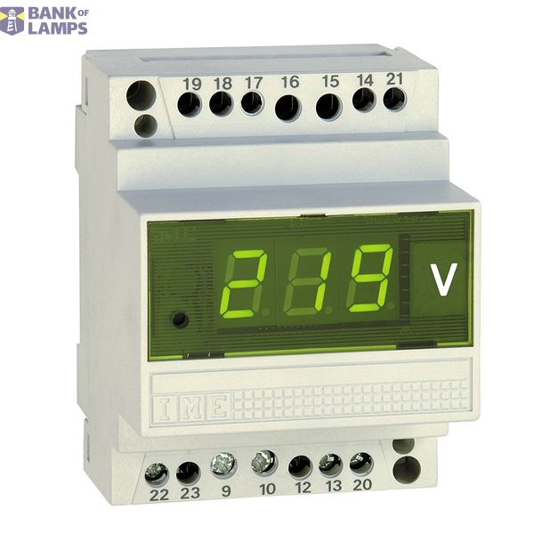 Digital voltmeter DC DGM D4 (direct) - Input: 0÷100/0÷500V - Aux: 115Vac image 1