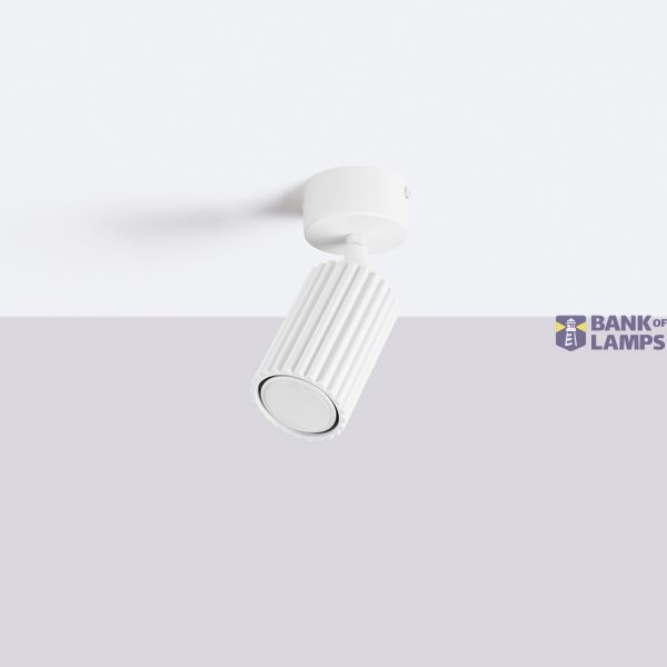 Ceiling lamp KARBON 1 white image 5