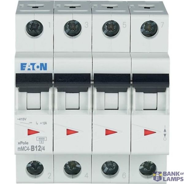 mMC4-B12/4 Eaton Moeller series xPole (Style 5) - mMC4/6/M MCB image 1