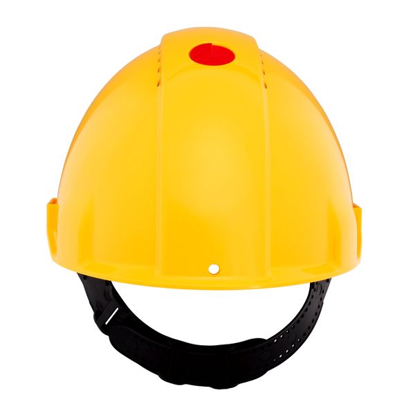 3M™ Hard Hat, Uvicator, Pinlock, Ventilated, Plastic Sweatband, Yellow image 2