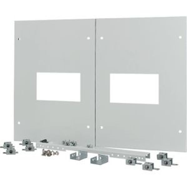 XTMP2N4FC-H550W800 Front cover for 2x NZM4, fixed, HxW=550x800mm, grey image 4