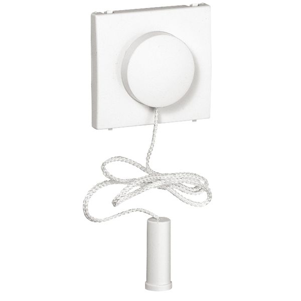 C.PLAT F/PULL-CORD PUSH-BUT/TWO-WAY SWITCH WH image 1