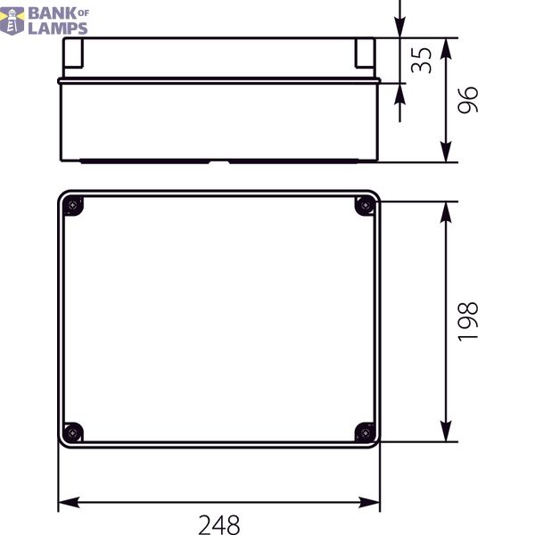Hermetic box without weakening image 2