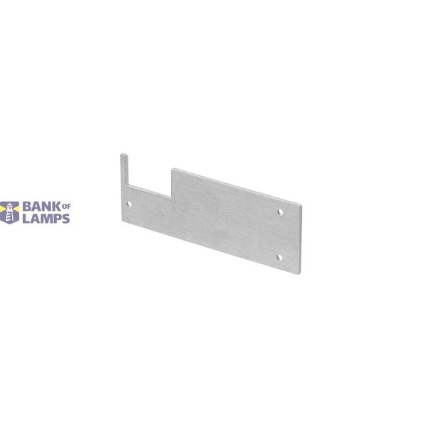 GLENOS end cap for wall bracket profile,silver-grey,2 pcs. image 4
