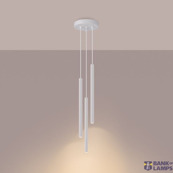 Pendant lamp ARCHE 3P white image 3