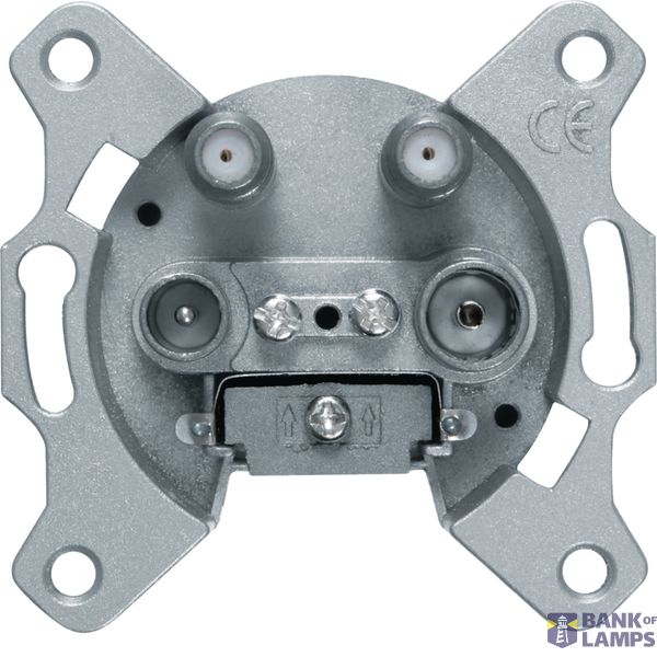 Antenna standard 2x SAT TV FM single socket image 1