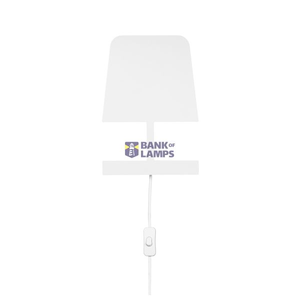 PLATES shade, wall light, 30cm, white image 3