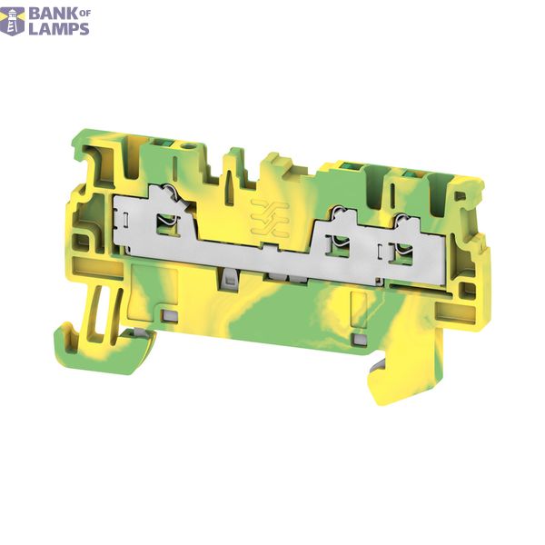 PE terminal, SNAP IN, Green/yellow, 1.5 mm², 500 V, Number of connecti image 1