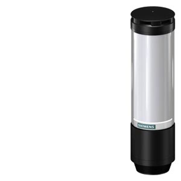 electronically configurable signaling column, conventional, 9 segments, with acoustics, M12 plug, 8-pole Electronically configurable signaling image 1