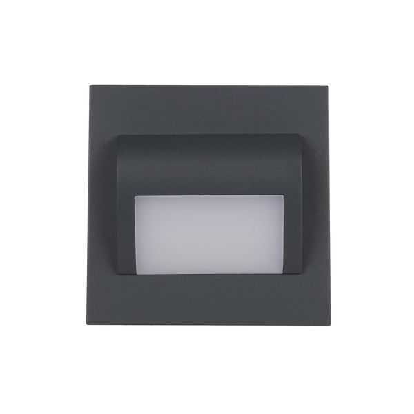 Inga LED staircase light, anthracite, 1.2W, 3100K image 1