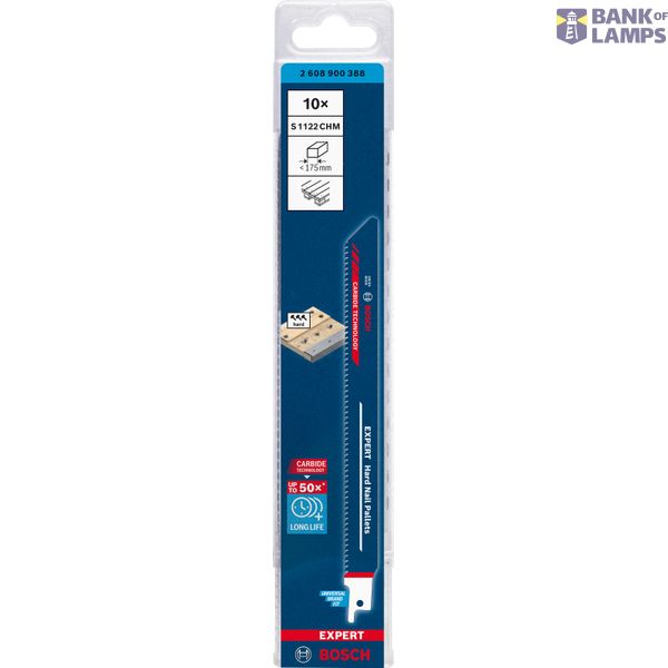 EXPERT Hard Nail Pallets S1122CHM Reciprocating Saw Blade 1-pc image 2