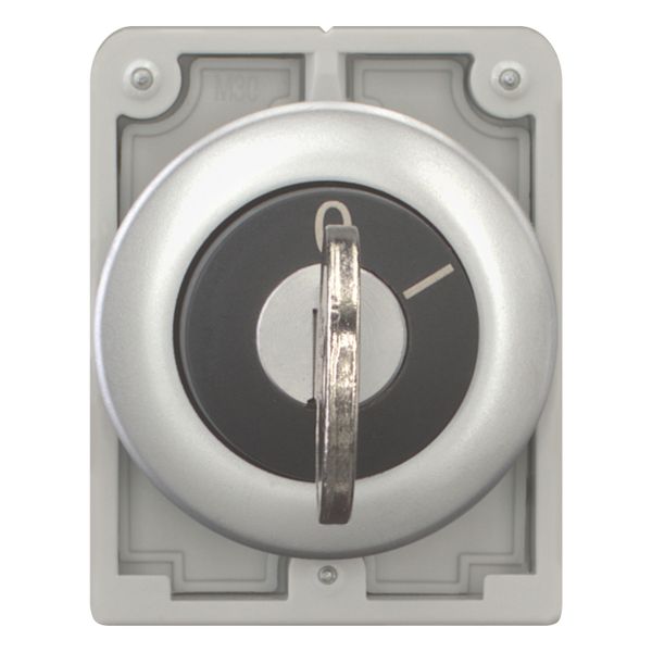 M30C-FWRS-MS8 Key-operated actuator, Flat Front, maintained, 2 positions, MS8, Key withdrawable: 0, I, Metal bezel image 5