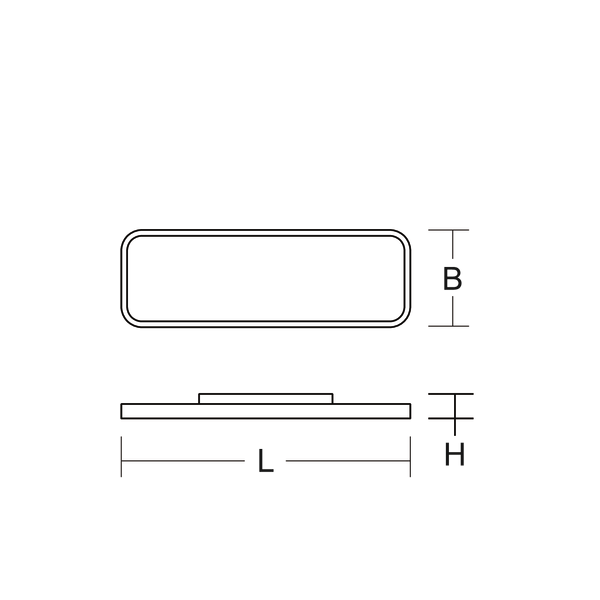 TRIONA rectangle, 30 W, 4100 lm, 840, white, DALI Ceiling and wall lum image 3