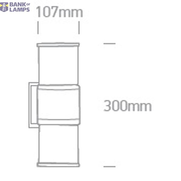 ANTHRACITE WALL BRACKET 2xE27 20w image 2