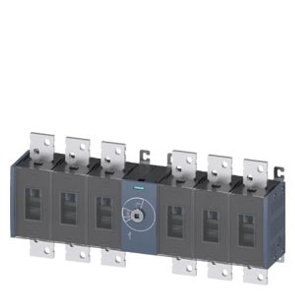 Switch disconnector 1250 A, Size 5, 3-pole Lateral operating mechanism left Basic unit without handle image 1