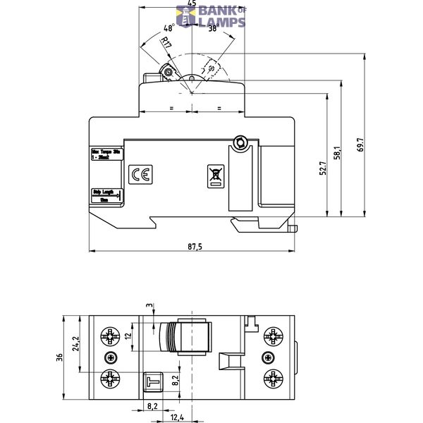 Residual Current Circuit Breaker Type A 40A 300mA image 1