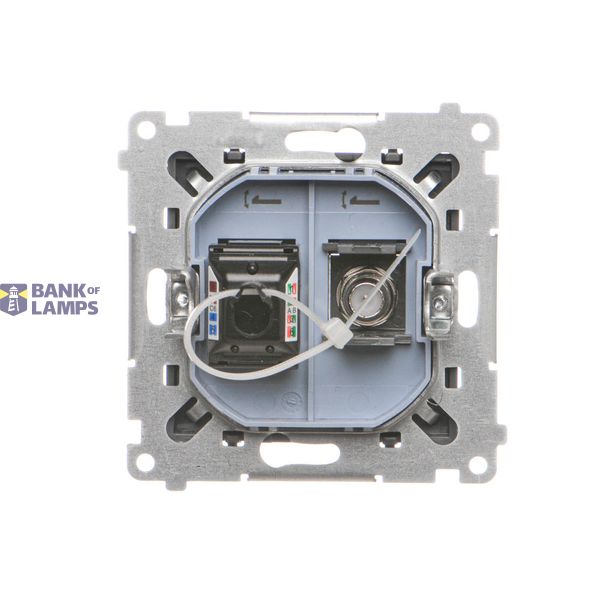 Rockers for single roller blind switch, three-position 1-0-2, antibacterial white image 1