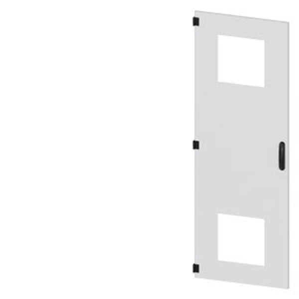 SIVACON, door, left, with cutout for filter fan, with ventilation openings image 1