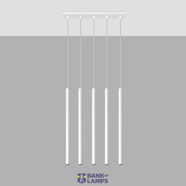 HANGING LAMP PASTELO 5 WHITE G9 5X40W IP20 image 7