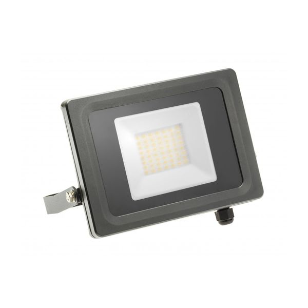 LED floodlight VIPER, 30 W, 2700 lm, 4000K, AC220-240V, IP65, 120°, gray image 1