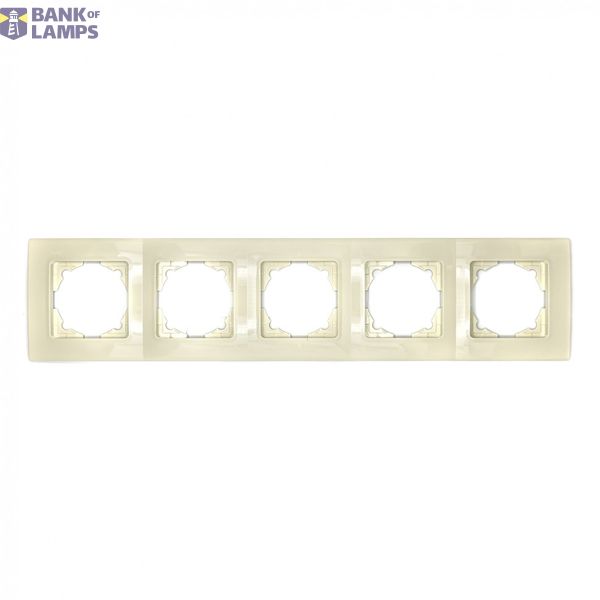 Linnera-Rollina Five Gang Frame Beige image 2