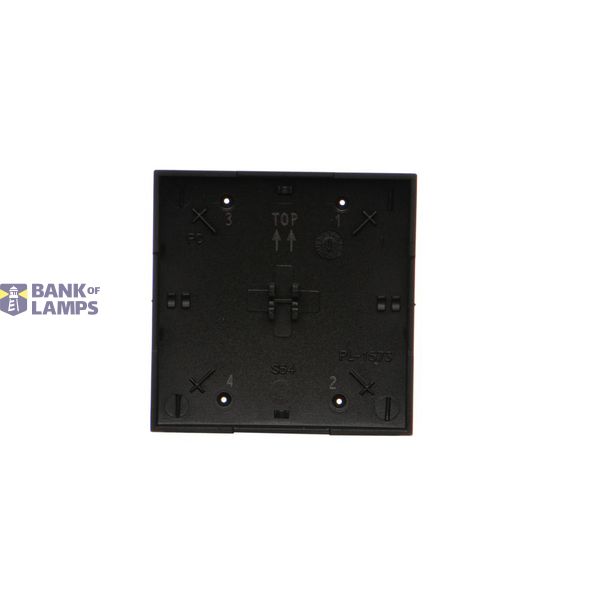 Triple illuminated contact push button, (module), 10AX, quick connection, Gold matt, metalic image 1
