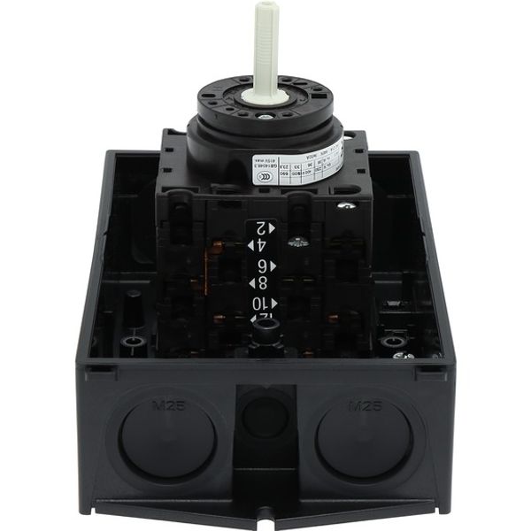 T3-4-8410/I2 Star-delta switches, T3, 32 A, surface mounting, 4 contact unit(s), Contacts: 8, 60 °, maintained, With 0 (Off) position, 0-Y-D, Design number 8410 image 6