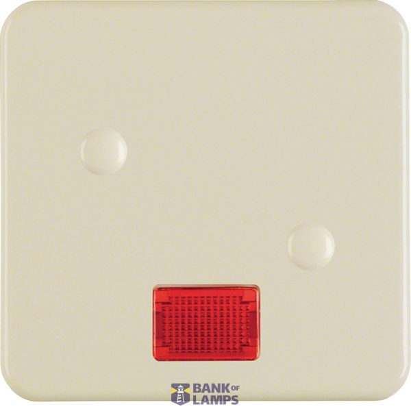 Rocker with lens, screw-on, IP44 flush mounting, white image 1