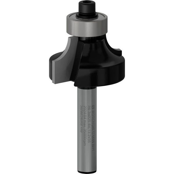 Rounding over bit, 6 mm, R1 6.3 mm, D 25.4, L 13.1 mm, G 54 mm image 1