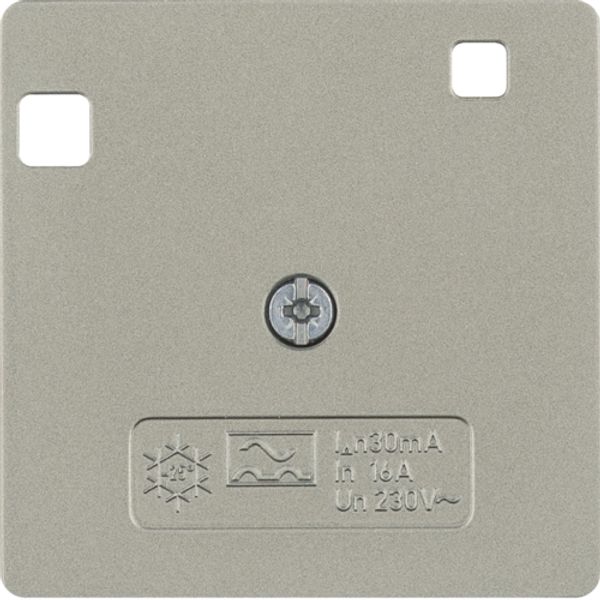 Center plate for RCD 50 x 50 mm, vol. bronze, anodized aluminum image 1