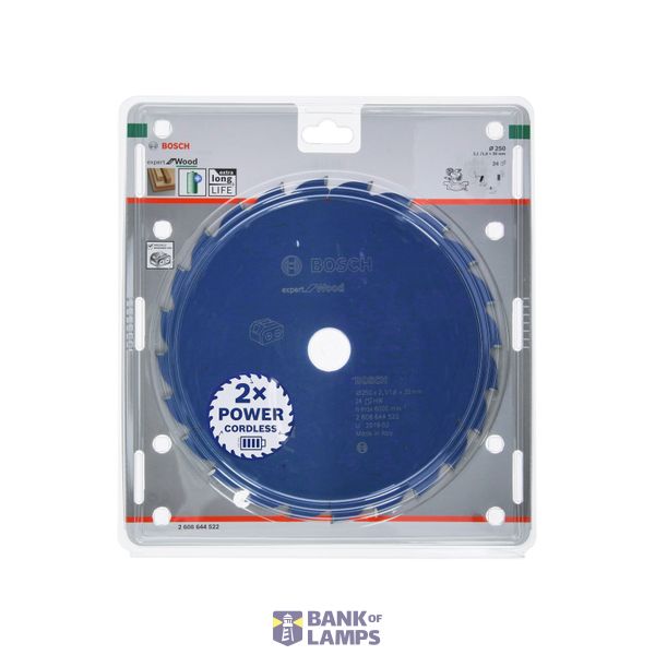 Expert for Wood Circular Saw Blade for Cordless Saws 250x2.1/1.6x30 T24 image 2