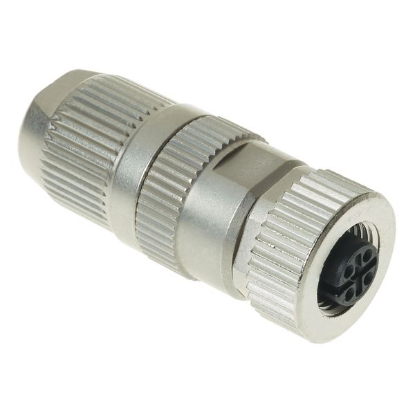 Field attachable connector, M12 image 1