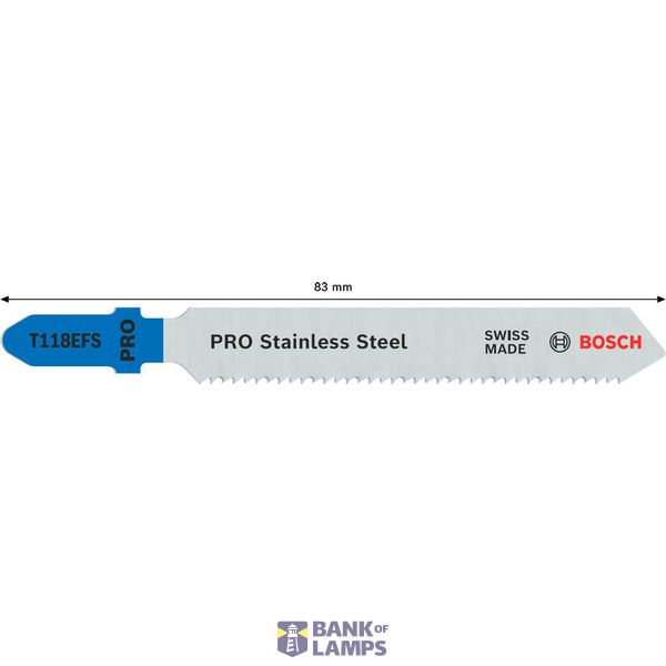 PRO Stainless Steel T118EFS Jigsaw Blade 5 pcs. image 2