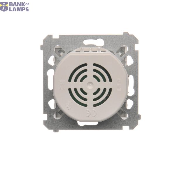 Light push button, (module), 10AX, quick connection, Silver matt, metalic image 1