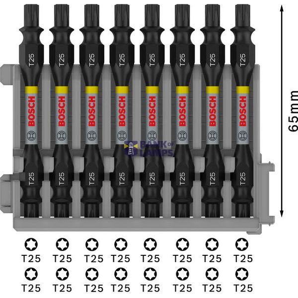 Impact Control Screwdriver Bit pack, 8-piece image 3