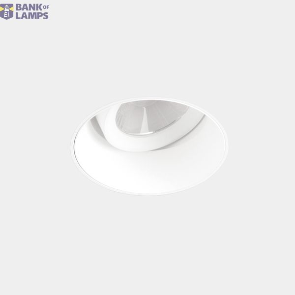 Downlight Play Deep Round Adjustable Trimless 6.4W LED warm-white 3000K CRI 90 14º PHASE CUT White IP23 614lm image 1