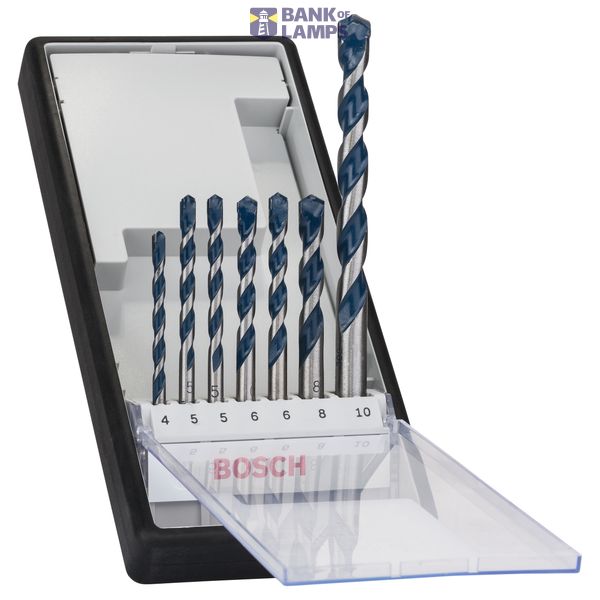 7-piece Robust Line CYL-5 concrete drill bit set 4; 5; 5; 6; 6; 8; 10 mm image 1